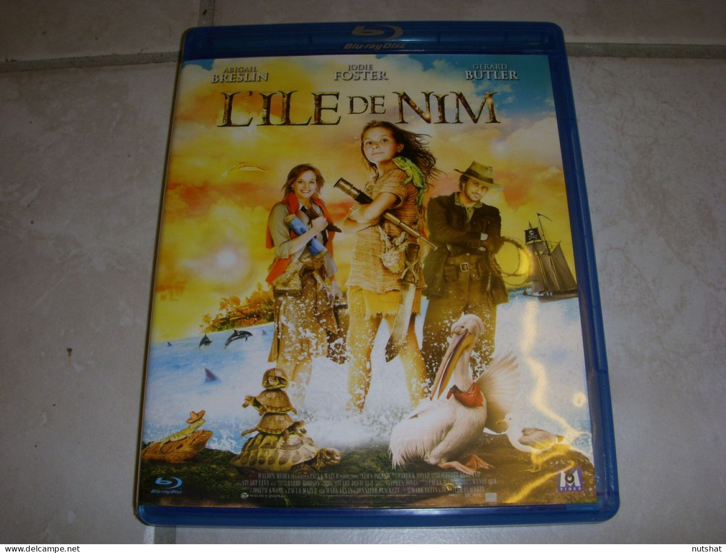 BLU-RAY CINEMA L'ILE De NIM Jodie FOSTER Abigail BRESLIN 2008 100mn + Bonus - Sonstige Formate