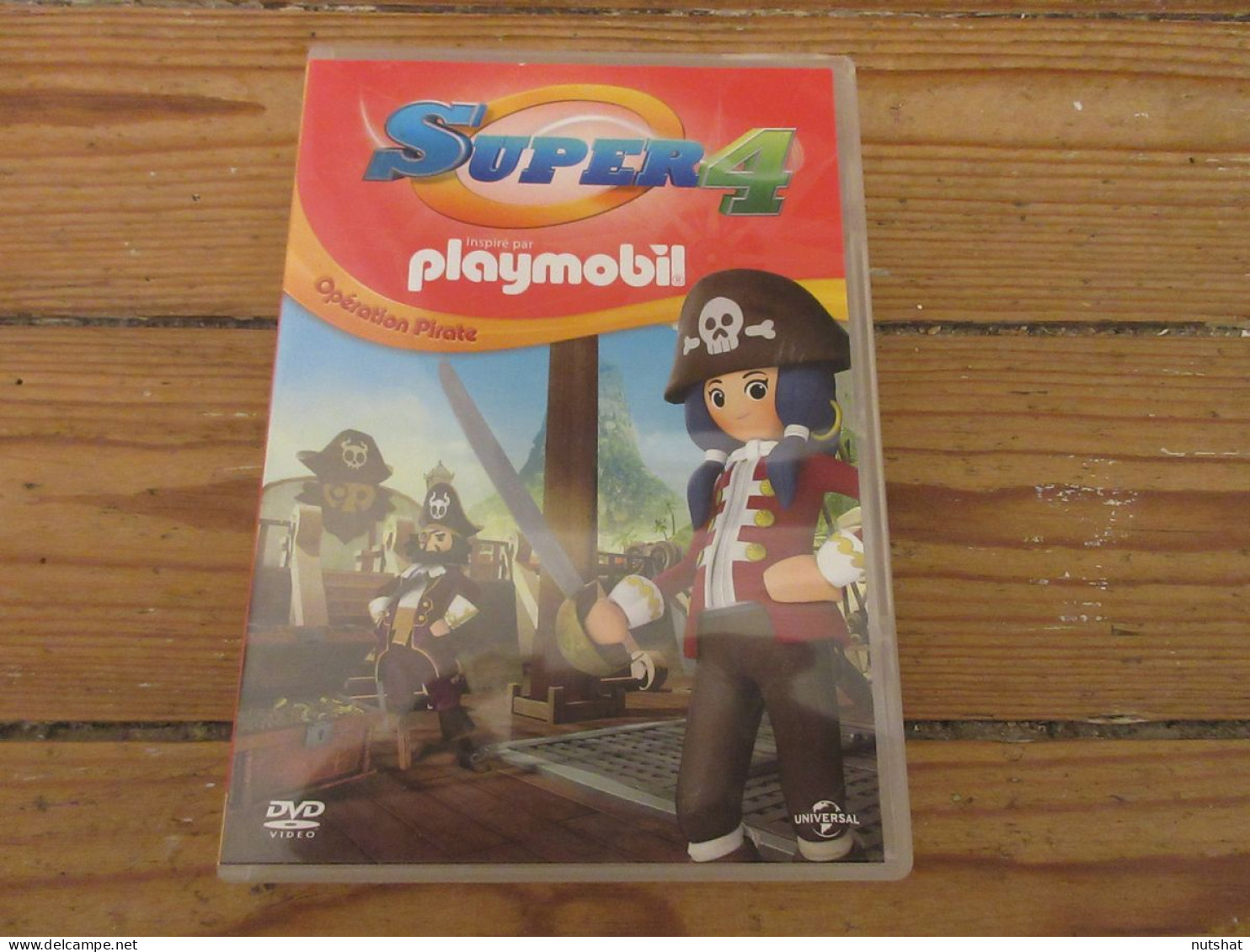 DVD ANIMATION SUPER 4 OPERATION PIRATE INSPIRE Par PLAYMOBIL 2015 90mn + Bonus   - Dessin Animé