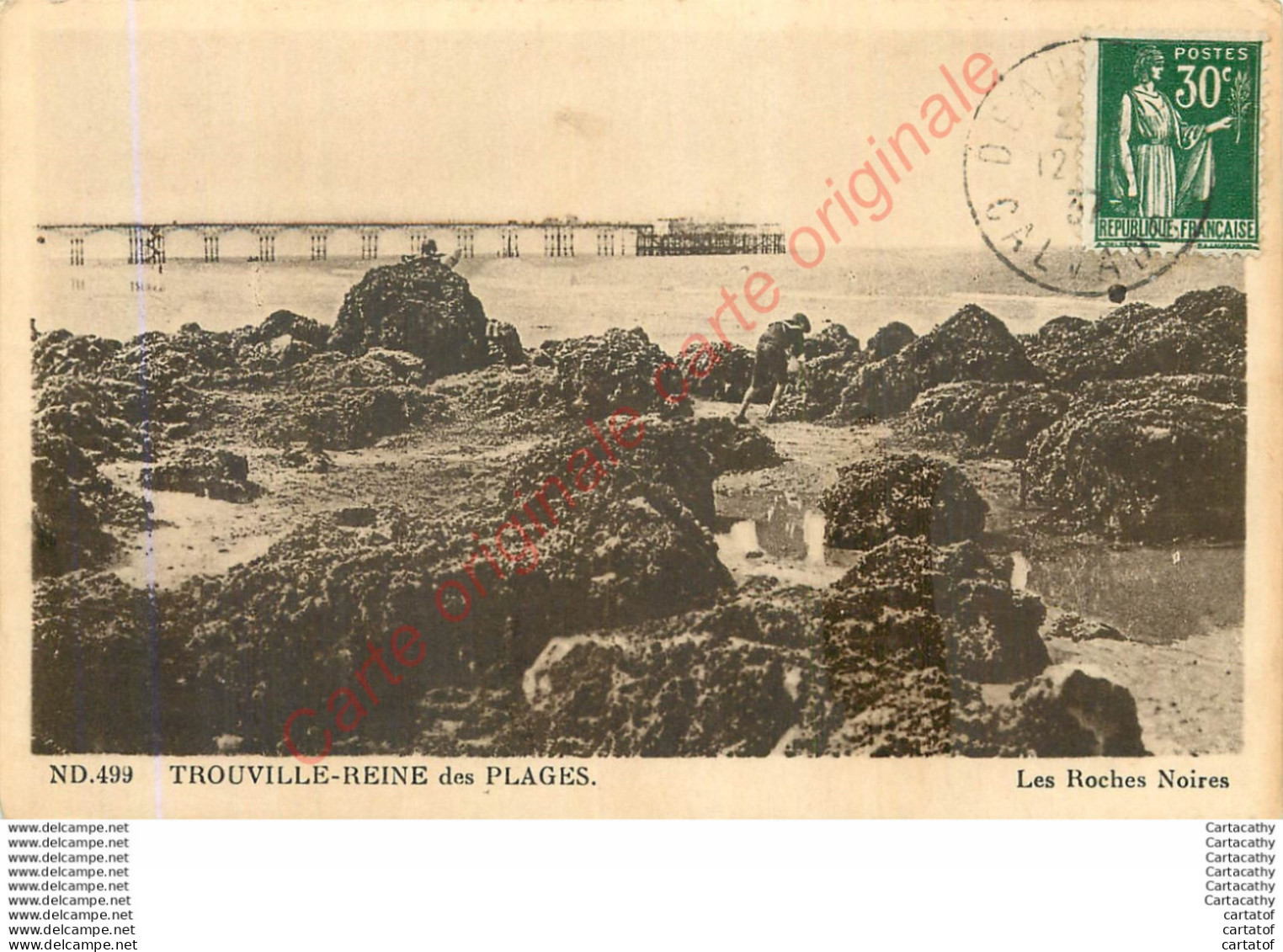 14.  TROUVILLE .  Les Roches Noires . - Trouville