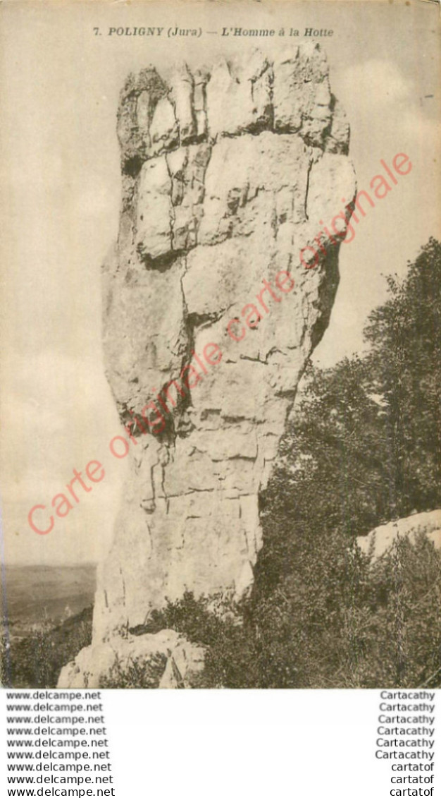 39.  POLIGNY .  L'Homme à La Hotte . - Poligny