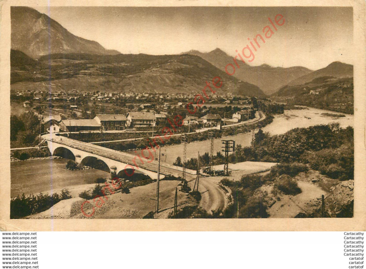 73.  ALBERTVILLE .  Le Pont D'Albertin . Confleunt De L'Arly Et L'Isère . - Albertville