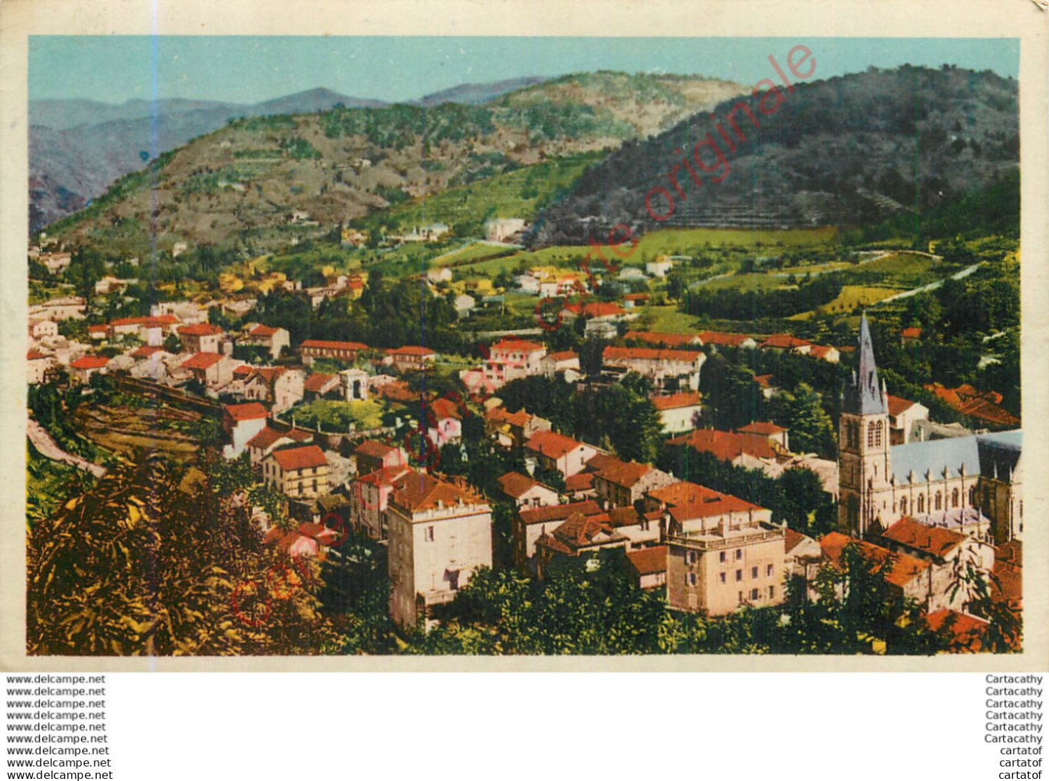 07.  VALS LES BAINS .  Vue Générale . - Vals Les Bains