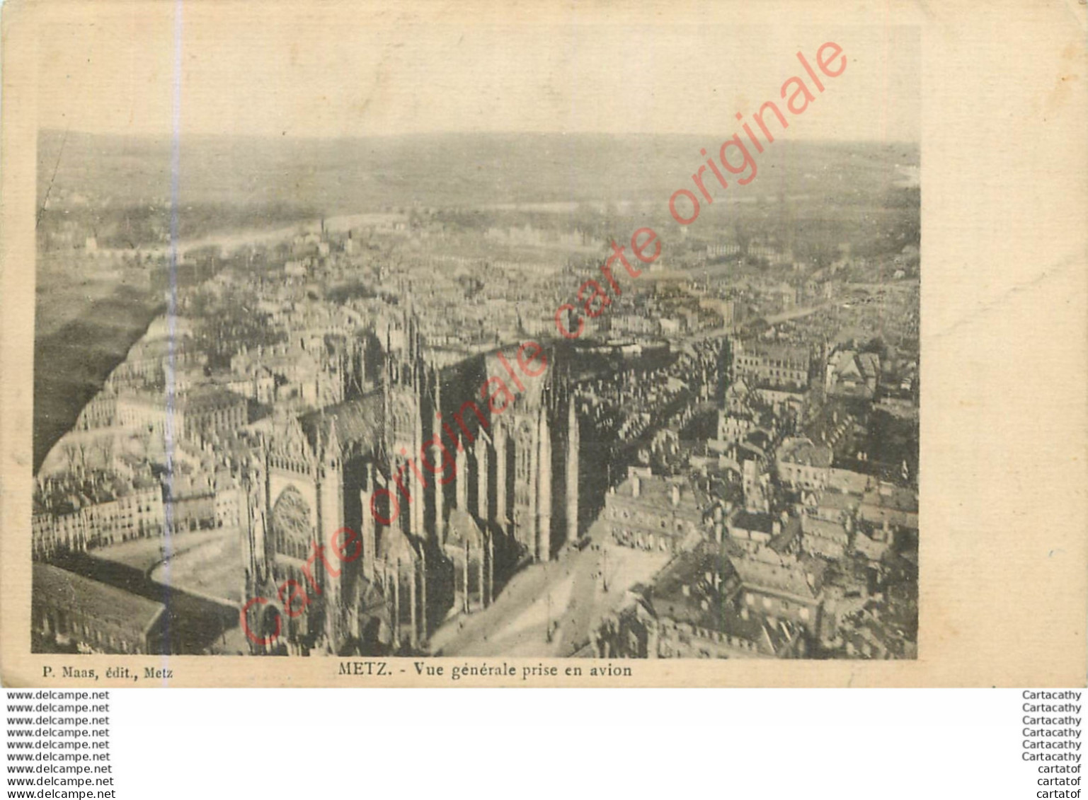 57.  METZ .  Vue Générale Prise En Avion . - Metz