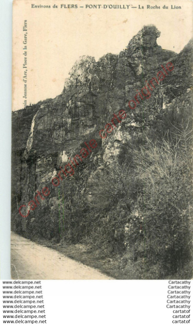 14.  PONT D'OUILLY .  La Roche Du Lion . - Pont D'Ouilly