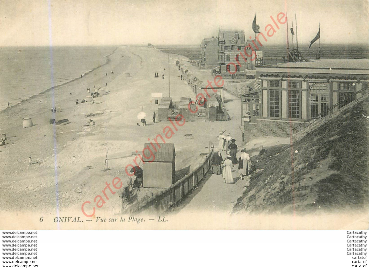 80.  ONIVAL .  Vue Sur La Plage . - Onival