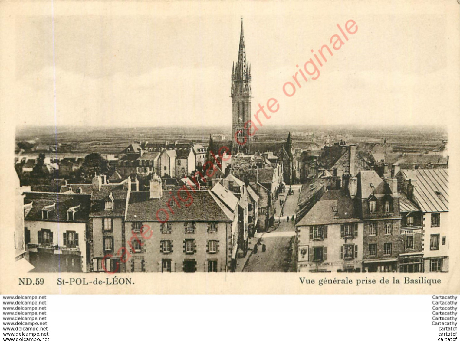 29. SAINT POL DE LEON .  Vue Générale Prise De La Basilique . - Saint-Pol-de-Léon