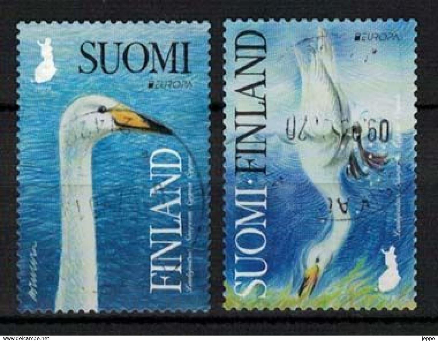 2019 Finland, Europa Cept, The Whooper Swan, Complete Used Set. - Usati