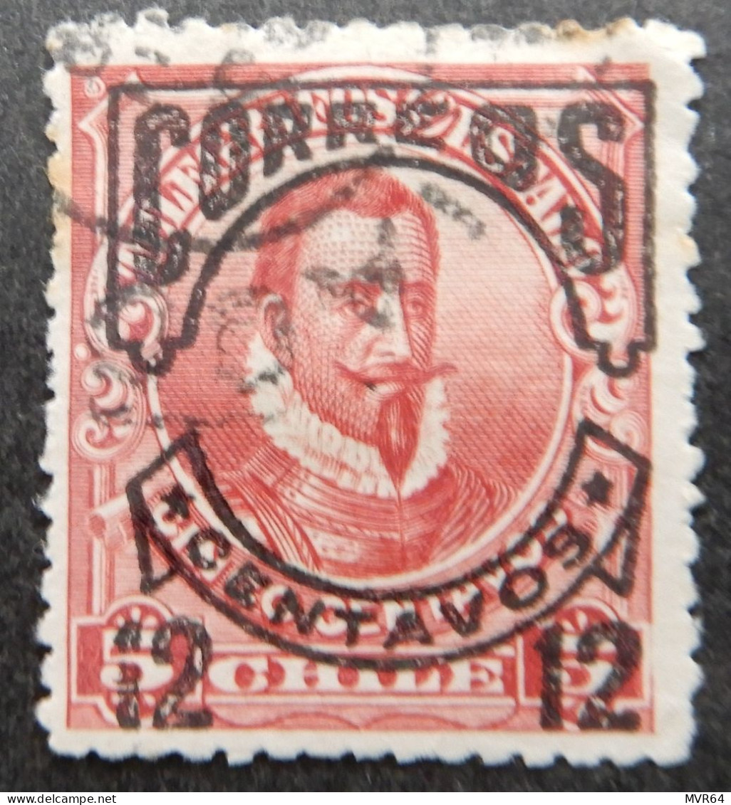 Chili Chile 1904 (2) Telegraph Stamp Overprinted - Chili