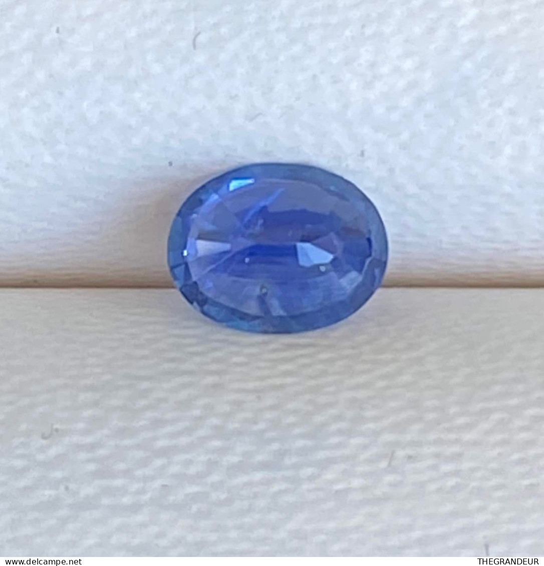 Natural Blue Sapphire Oval Cut 0.76 Carat From Sri Lanka - Saphir