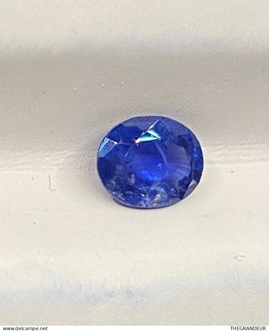 Natural Blue Sapphire Oval Cut 0.76 Carat from Sri Lanka