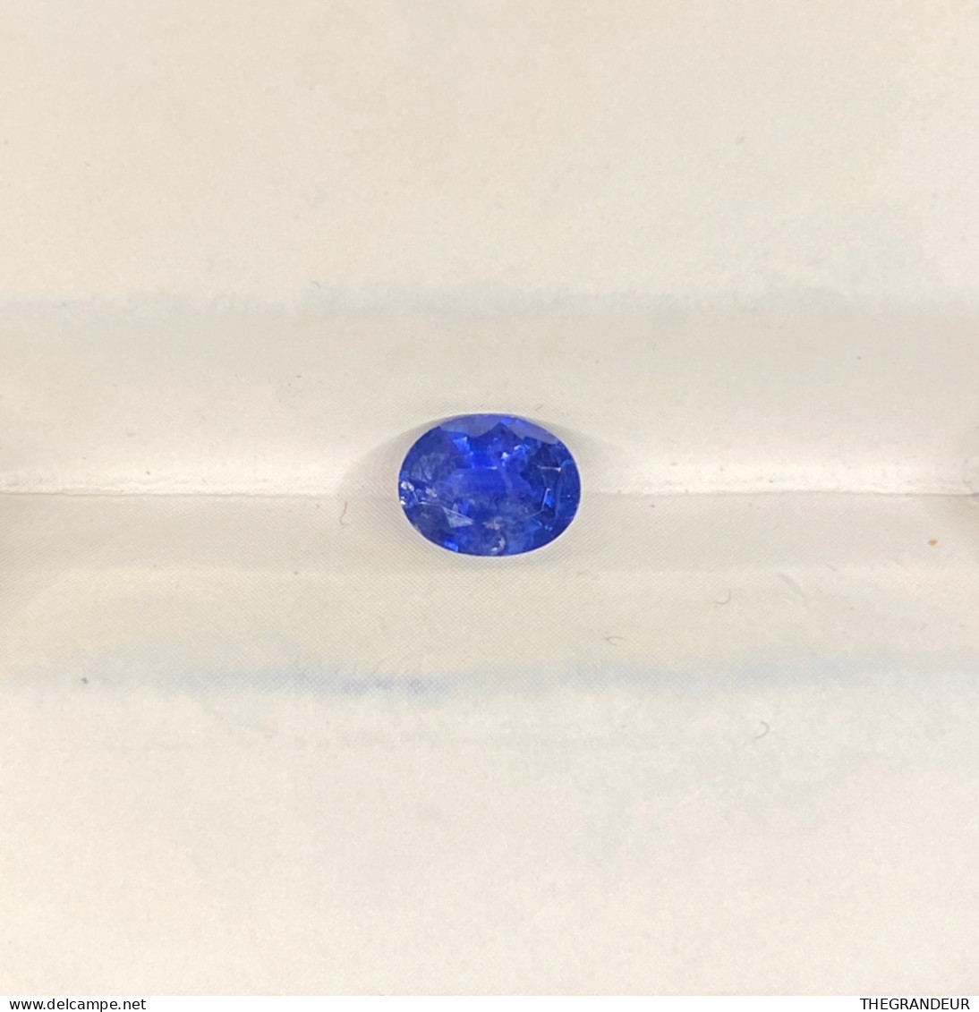 Natural Blue Sapphire Oval Cut 0.76 Carat from Sri Lanka