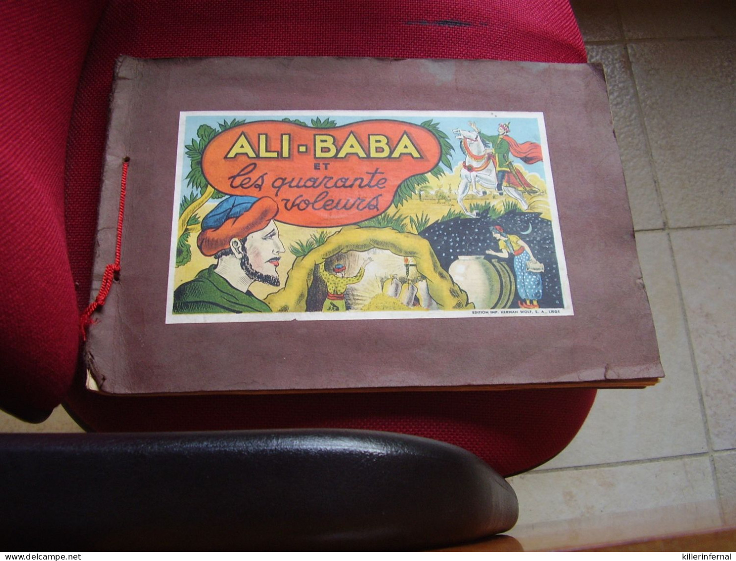 Album Chromos Images Vignettes Chocolat Ackermans ***  Ali - Baba Et Les 40 Voleurs  *** - Album & Cataloghi