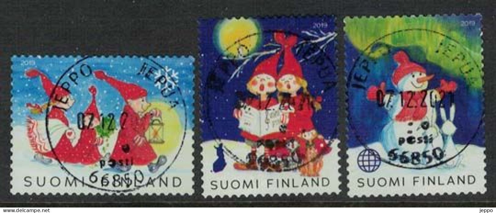 2019 Finland, Christmas Stamps, Complete Fine Used Set. - Usados