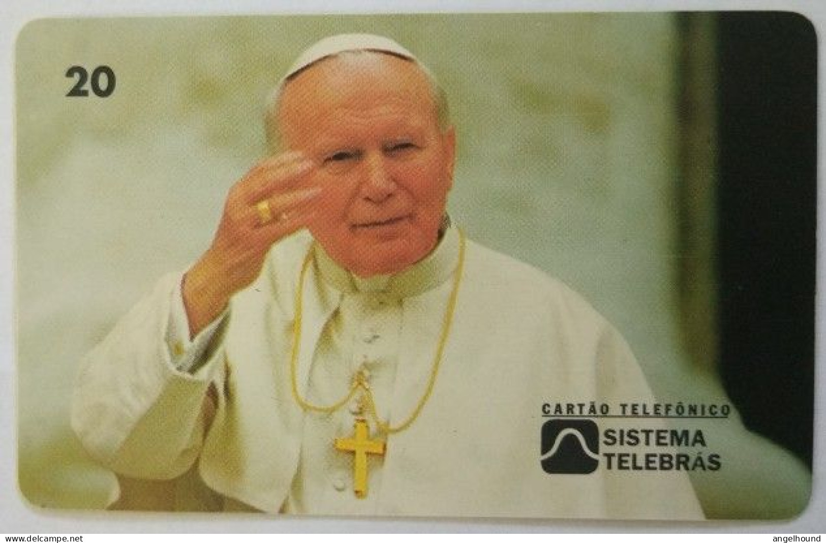 Brazil 20 Units - Pope John Paul II - Brasile