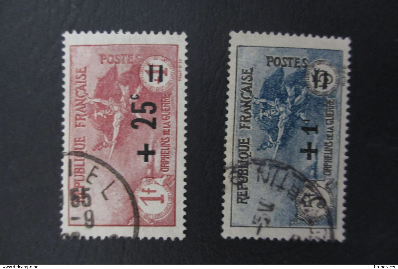 FRANCE ORPHELINS N°168/169 OBLITERES TB COTE 212 EUROS VOIR SCANS - Used Stamps