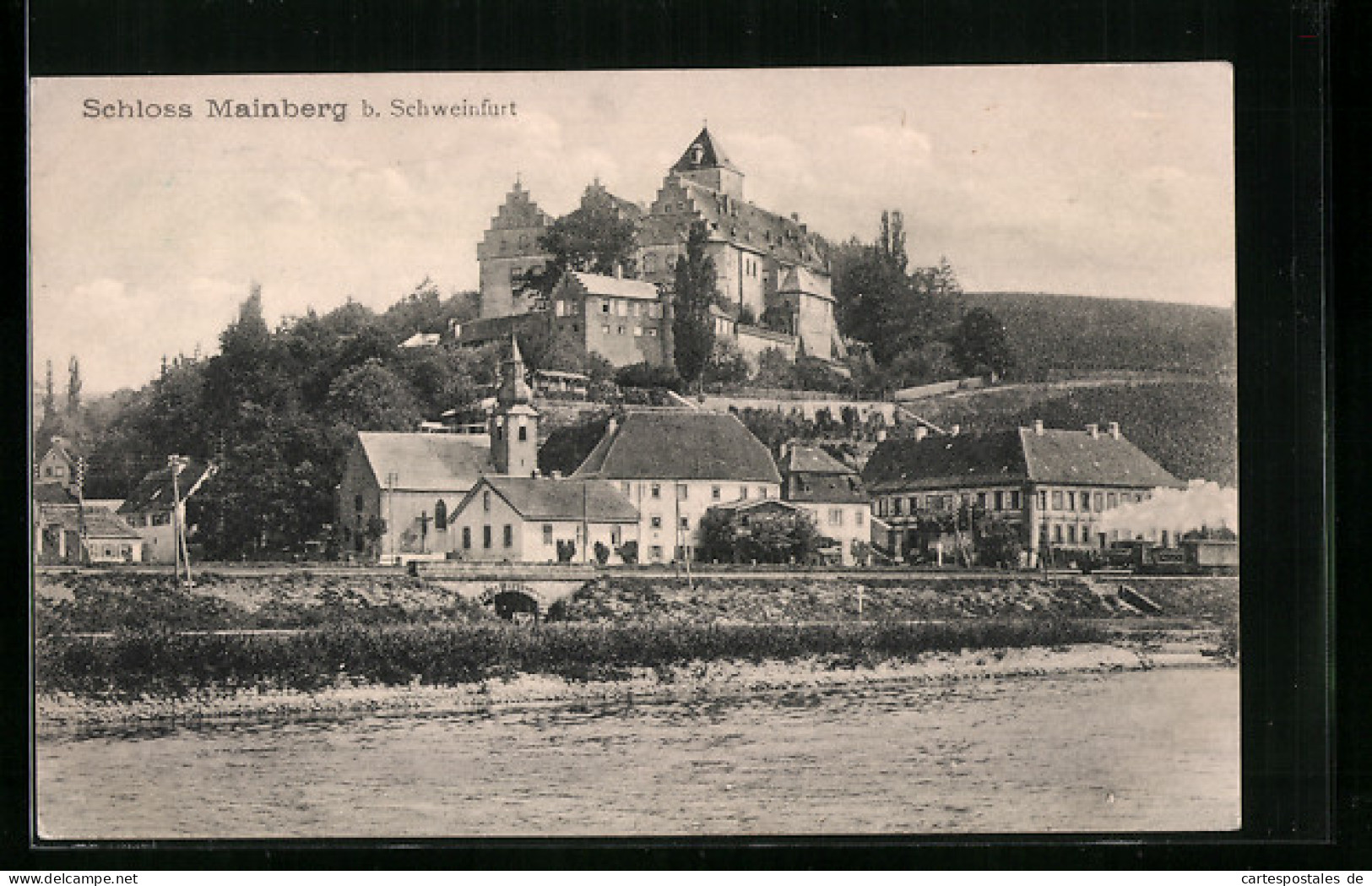 AK Mainberg Bei Schweinfurt, Teilansicht Mit Schloss  - Schweinfurt