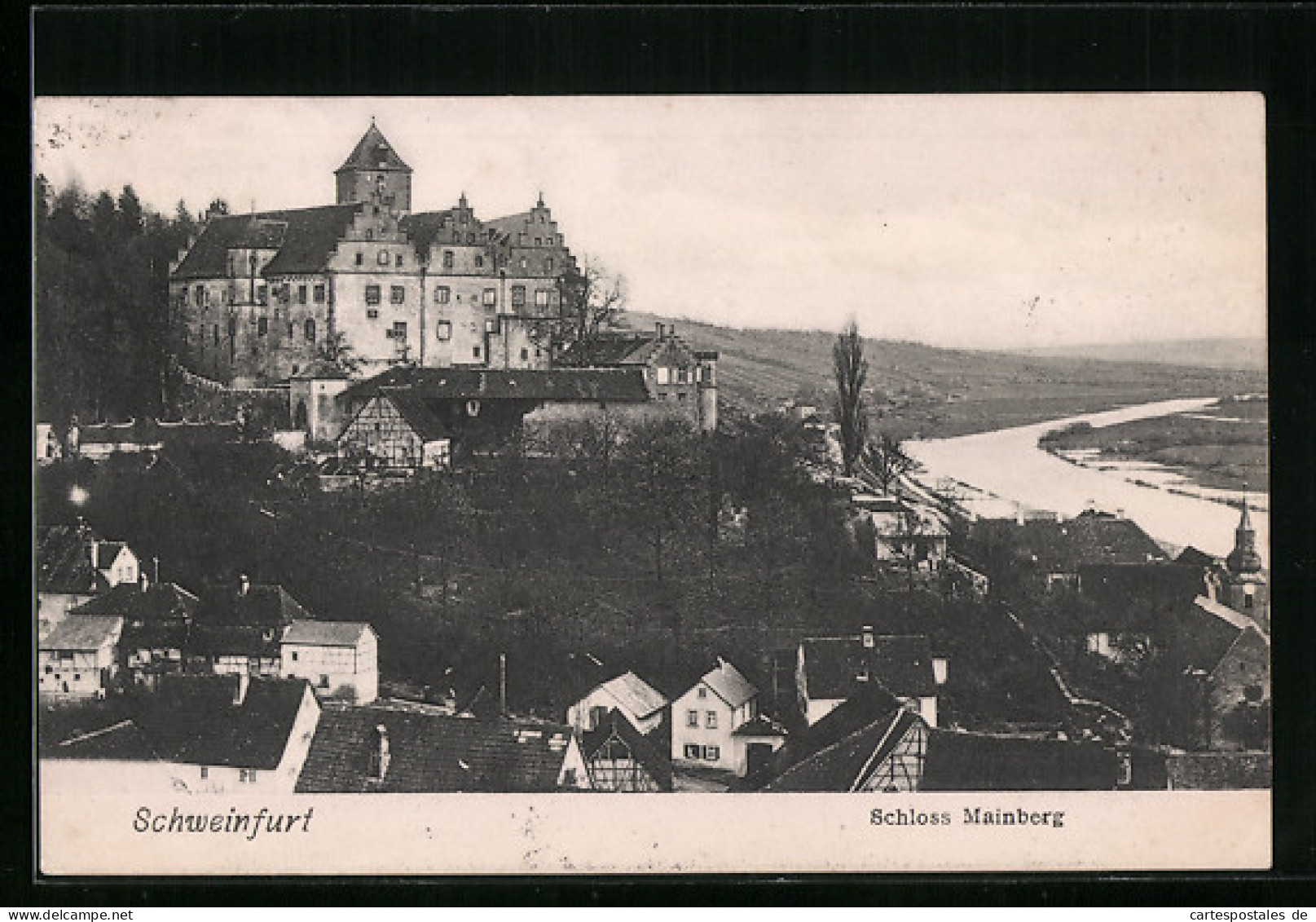 AK Mainberg Bei Schweinfurt, Ortsansicht Mit Schloss  - Schweinfurt