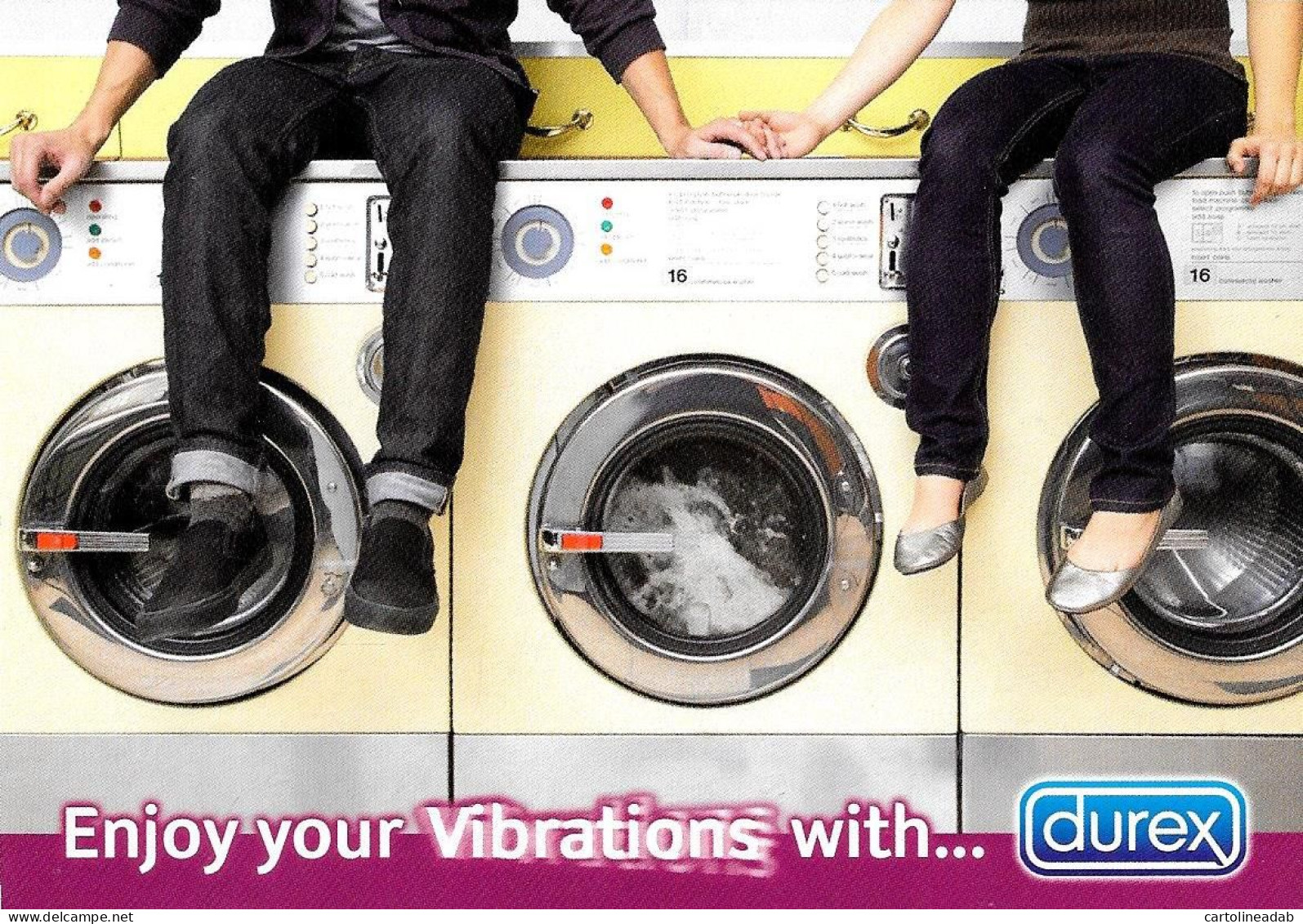 [MD9366] CPM - DUREX ENJOY YOUR VIBRATIONS - PROMOCARD 9916 - PERFETTA - Non Viaggiata - Publicidad