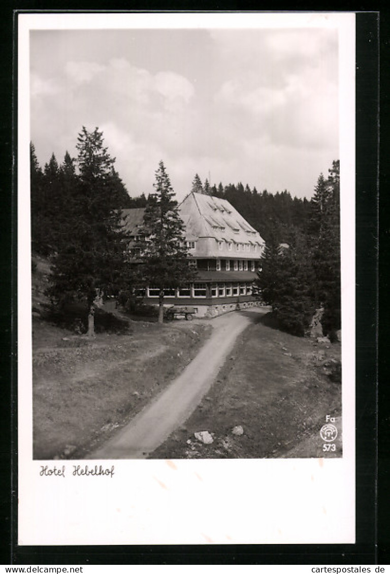 AK Feldberg /Schwarzwald, Hotel Hebelhof  - Feldberg