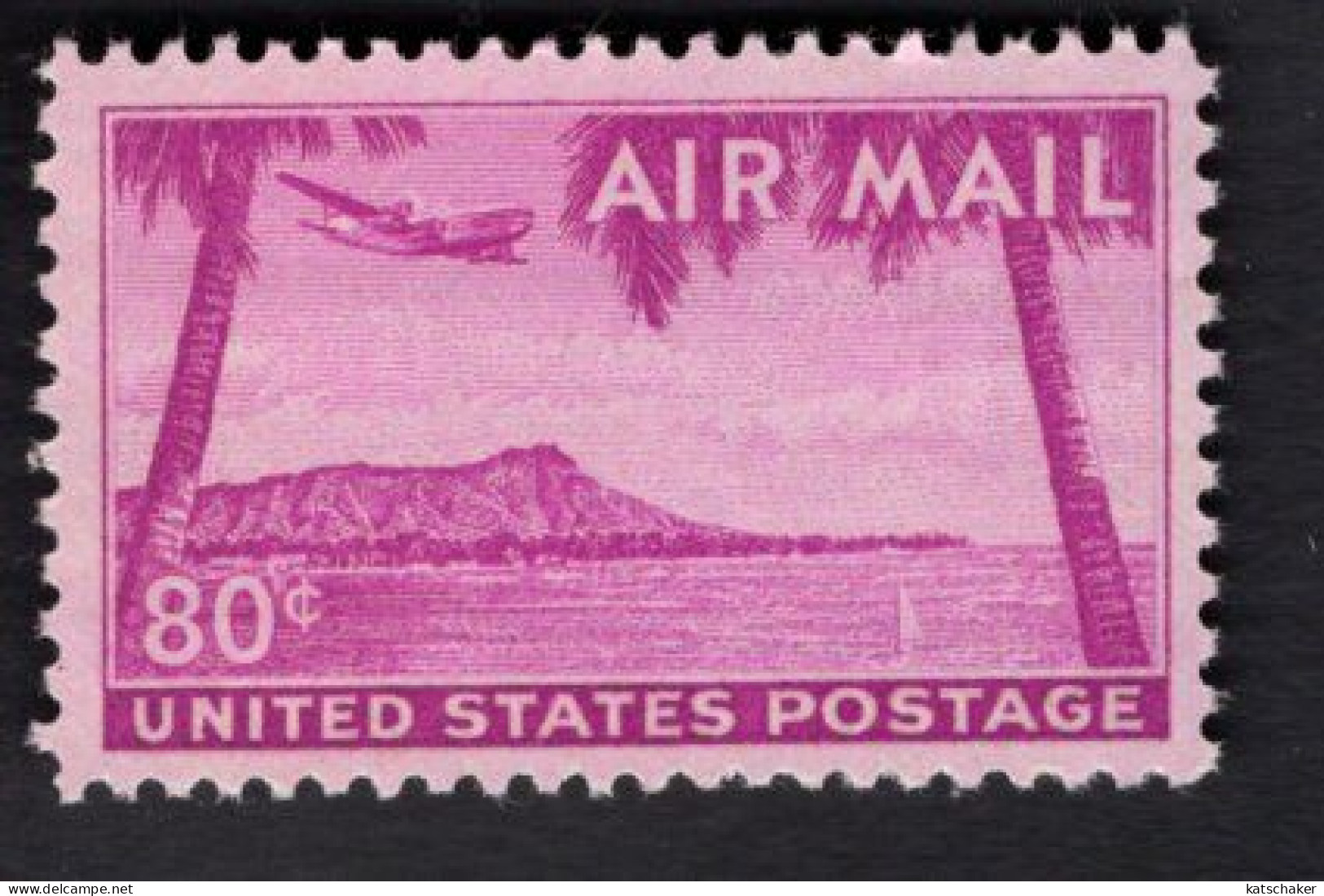 200216639 SCOTT C46 (XX)  POSTFRIS MINT NEVER HINGED - DAIMOND HEAD HONOLULU HAWAI - 2b. 1941-1960 Neufs