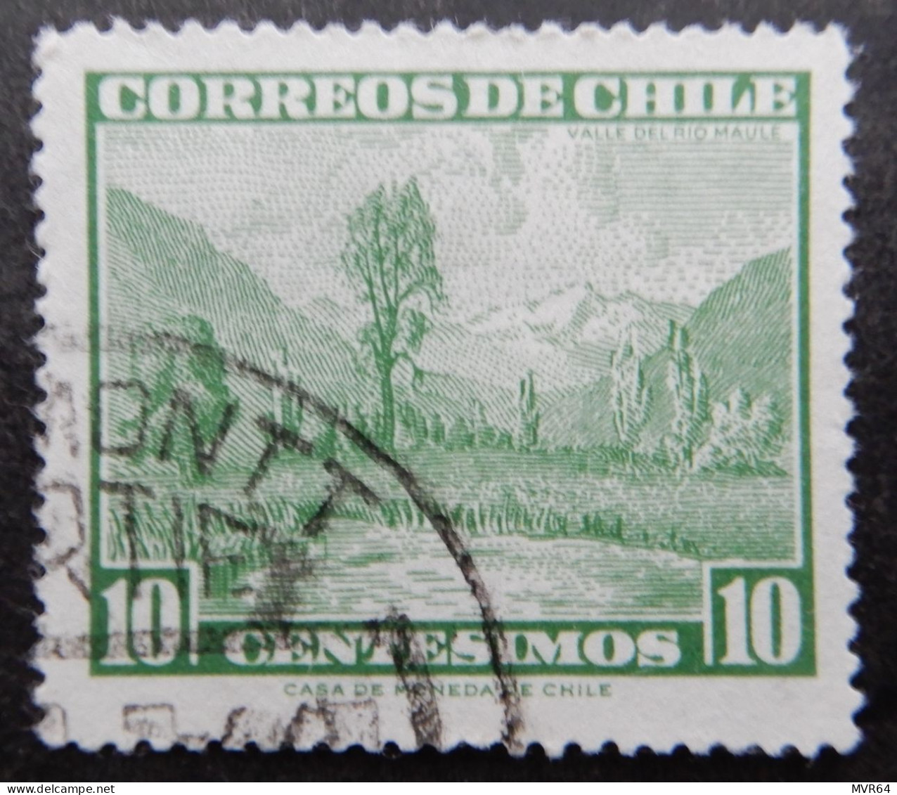 Chili Chile 1961 (1) Maule River Valley Valle Del Fiume Maule - Chile