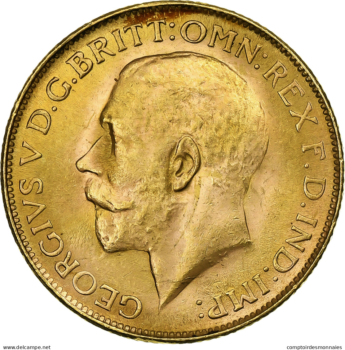 Afrique Du Sud, George V, Sovereign, 1928, Pretoria, Or, SPL, KM:21 - Afrique Du Sud