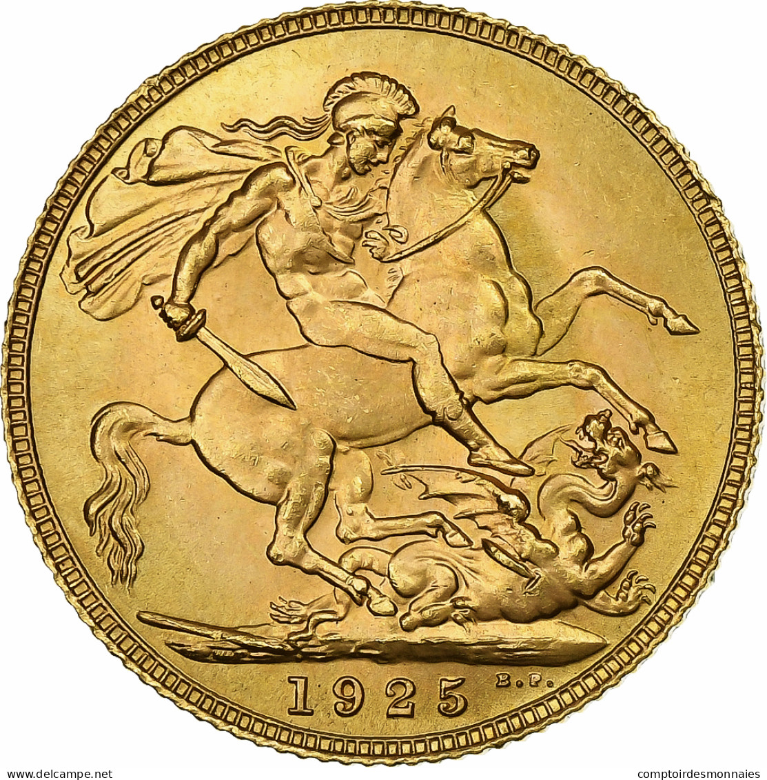 Grande-Bretagne, George V, Sovereign, 1925, Or, SPL, KM:820 - 1 Sovereign