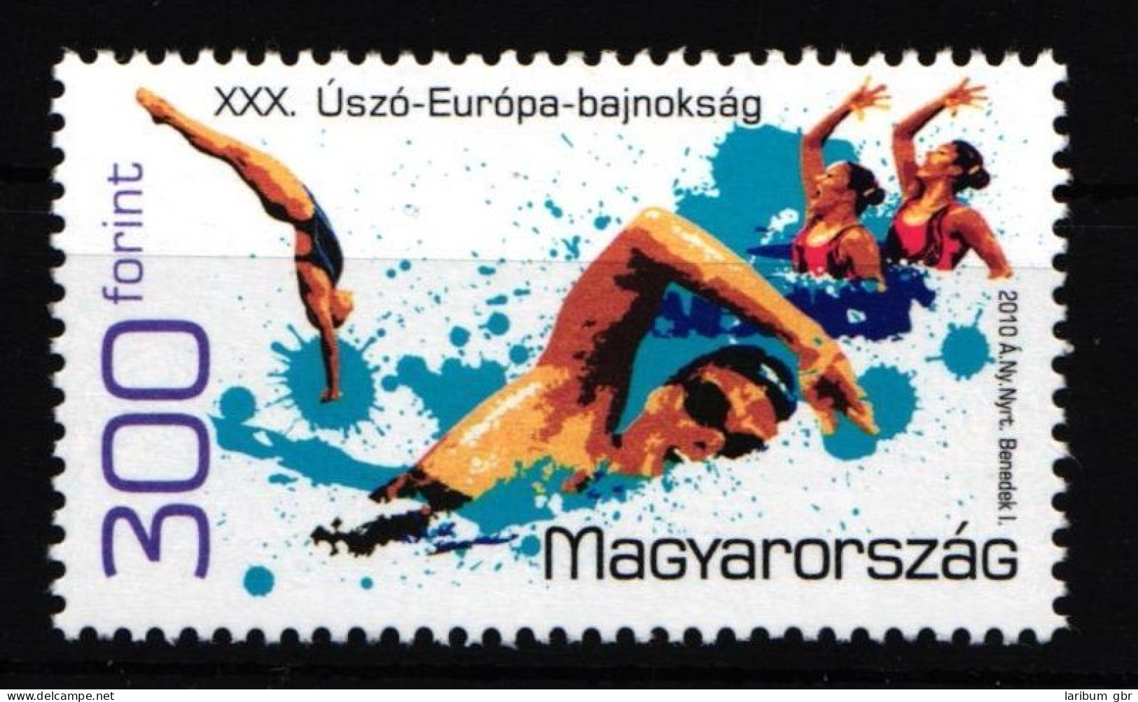 Ungarn 5481 Postfrisch Sport Schwimmen #IJ639 - Autres & Non Classés