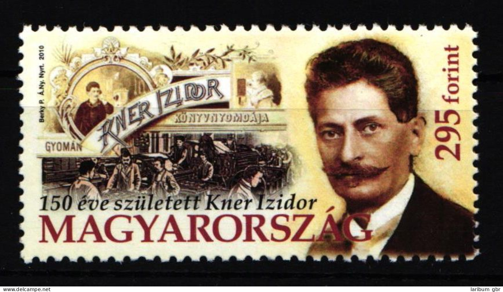 Ungarn 5424 Postfrisch 150. Geburtstag Von Izidor Kner #IJ622 - Autres & Non Classés