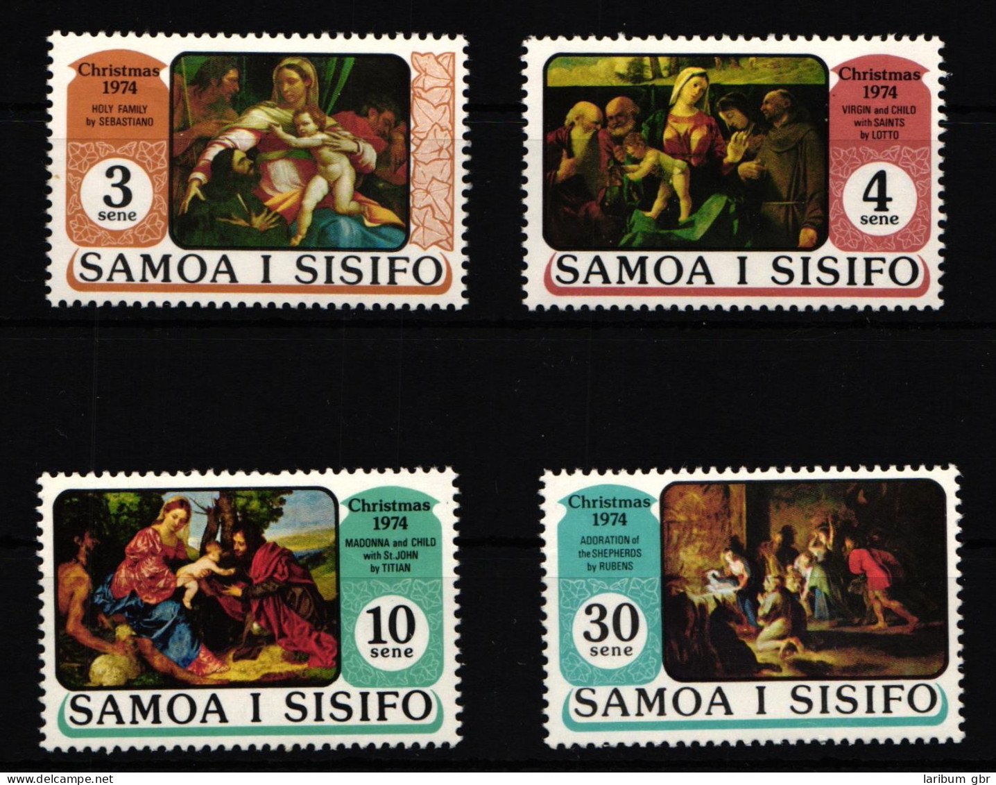 Samoa 306-309 Postfrisch Weihnachten #IJ711 - Samoa
