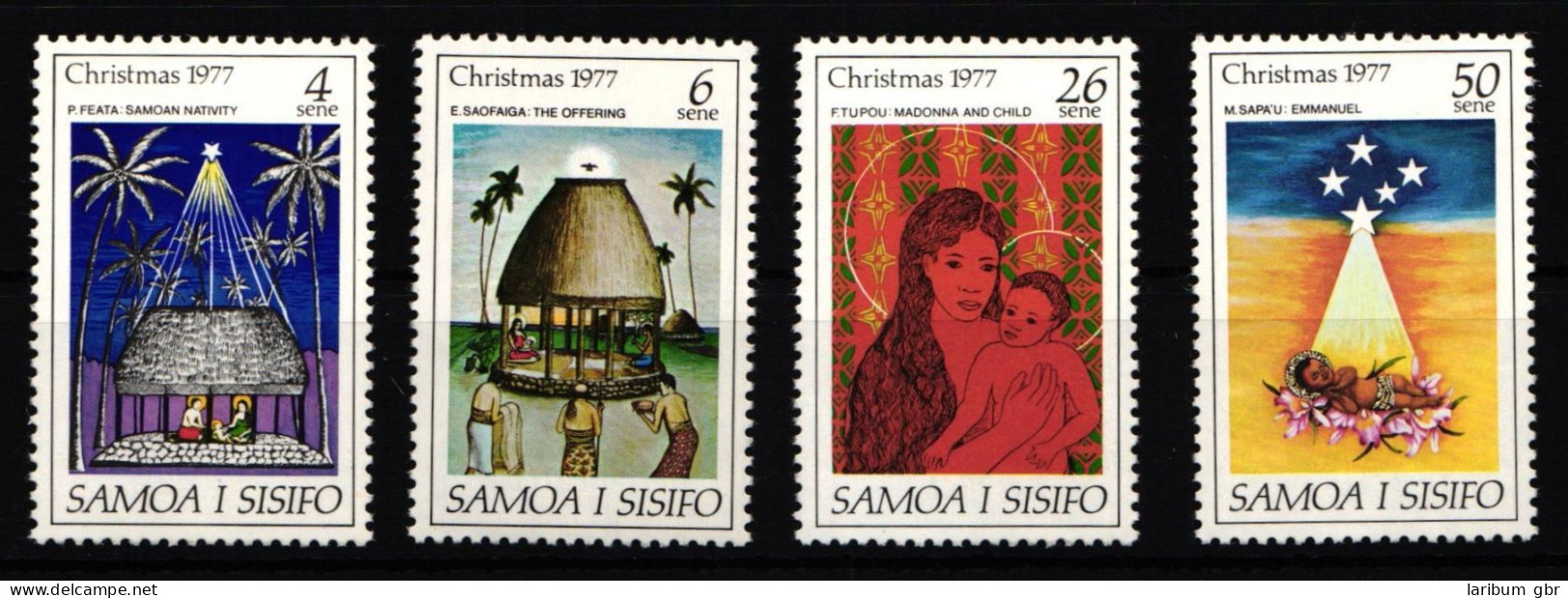 Samoa 362-365 Postfrisch Weihnachten #IJ723 - Samoa