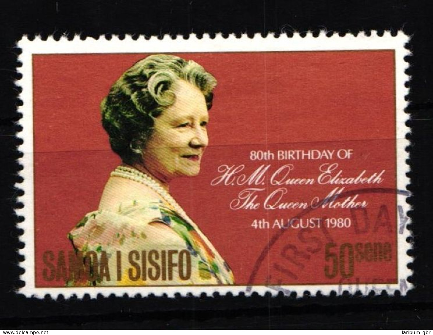 Samoa 434 Postfrisch Königinmutter Elisabeth #IJ737 - Samoa