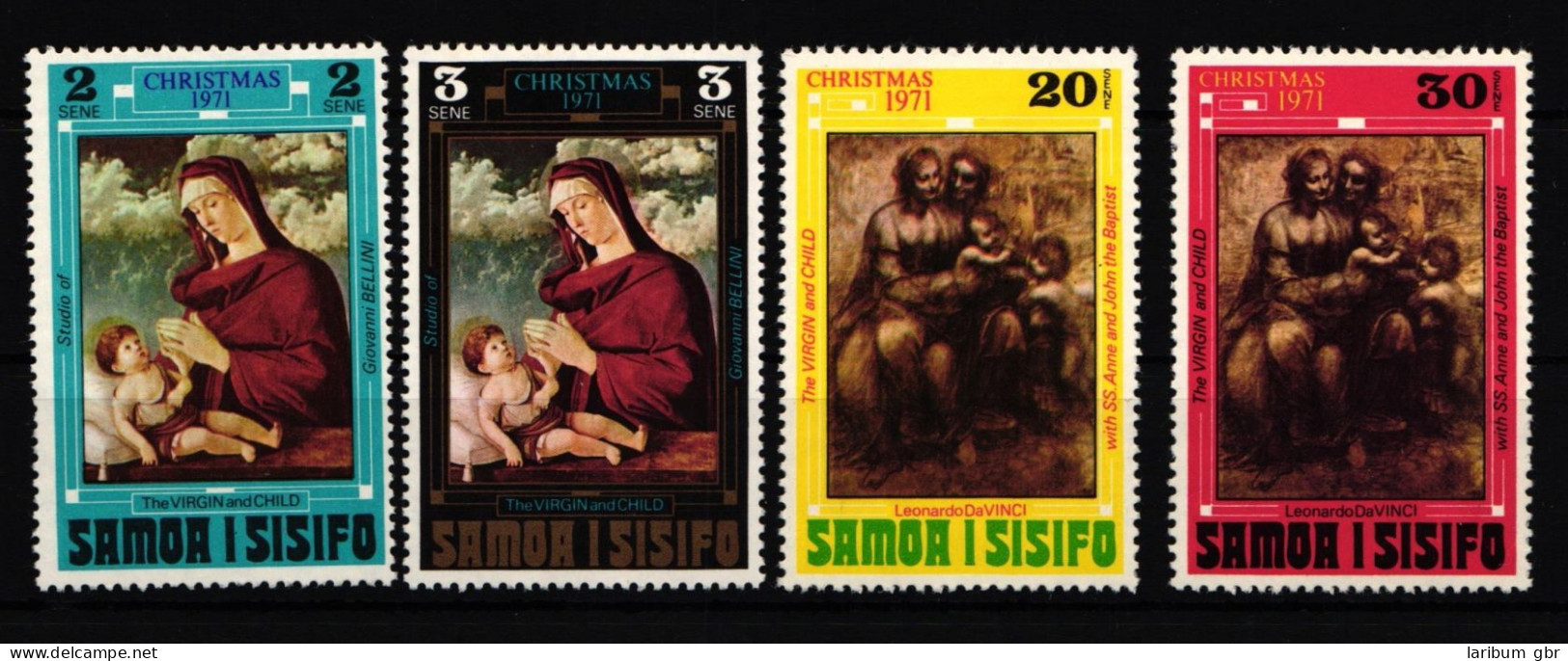 Samoa 245-248 Postfrisch Weihnachten #IJ707 - Samoa