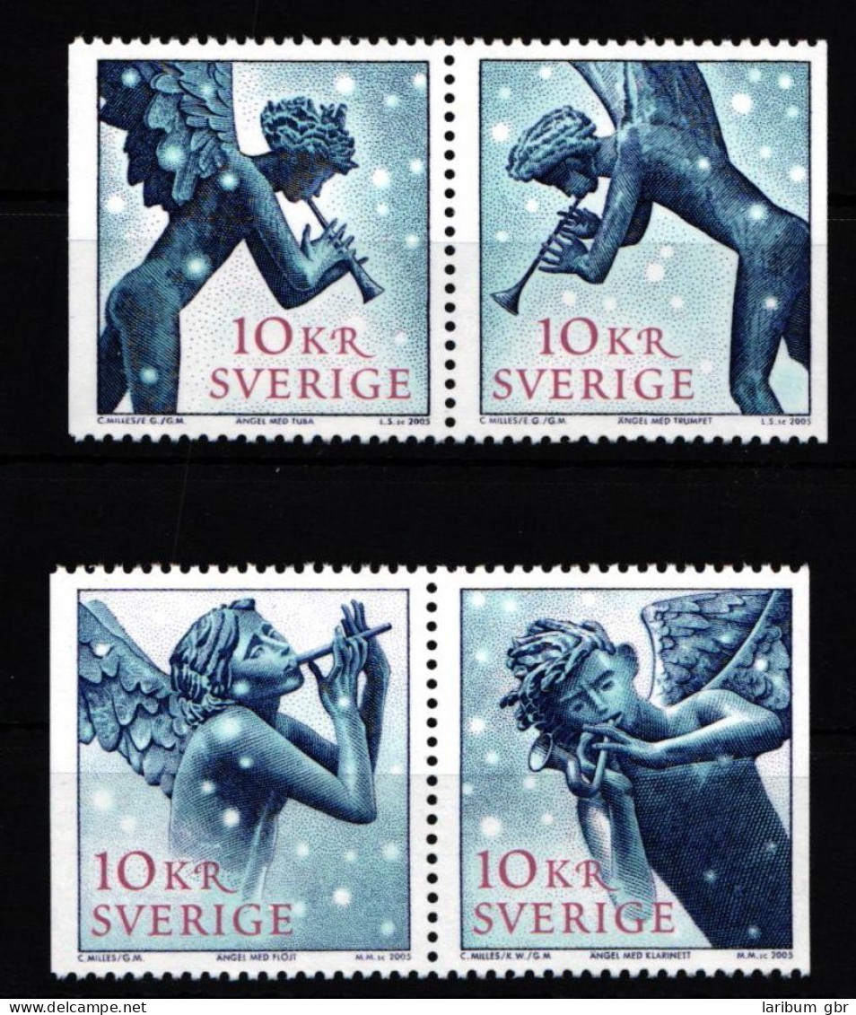 Schweden 2506-2509 Postfrisch 2 Paare Weihnachten Weihnachtsengel #IJ885 - Other & Unclassified
