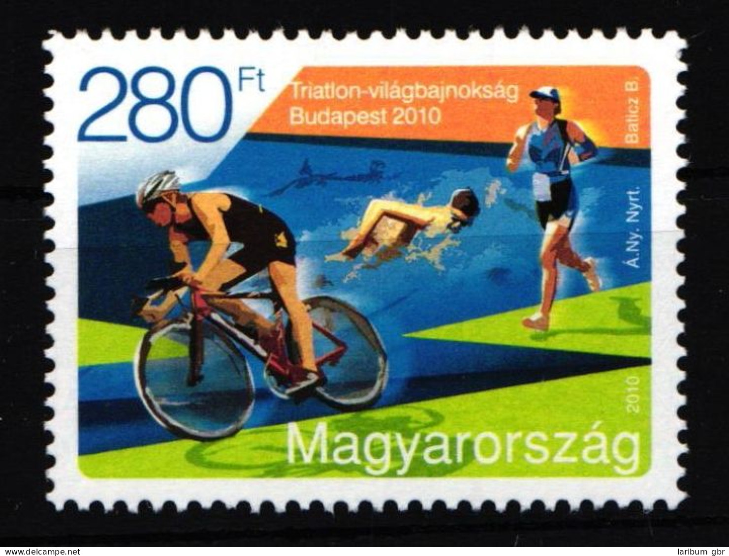 Ungarn 5482 Postfrisch Triathlon-Weltmeisterschaft 2010 #IJ640 - Andere & Zonder Classificatie