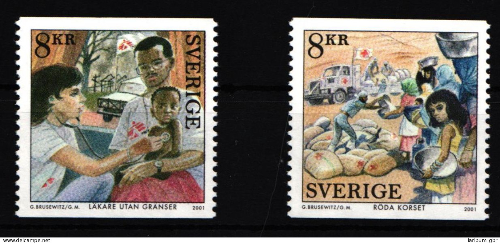 Schweden 2243-2244 Postfrisch 100 Jahre Friedensnobelpreis #IJ779 - Other & Unclassified