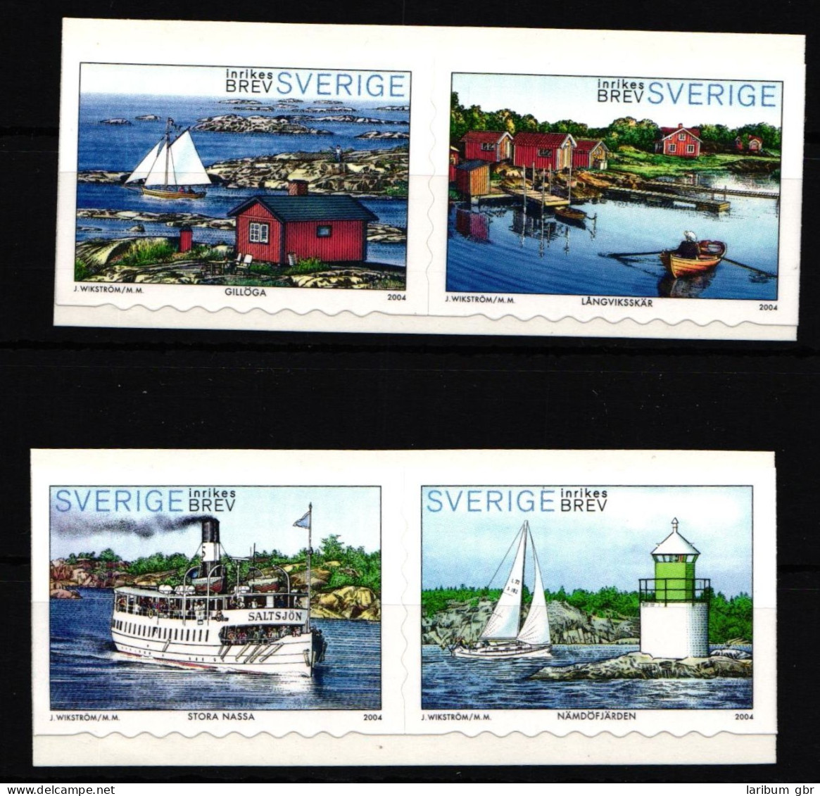 Schweden 2402-2405 Postfrisch 2 Paare UNESCO-Welterbe #IJ829 - Other & Unclassified