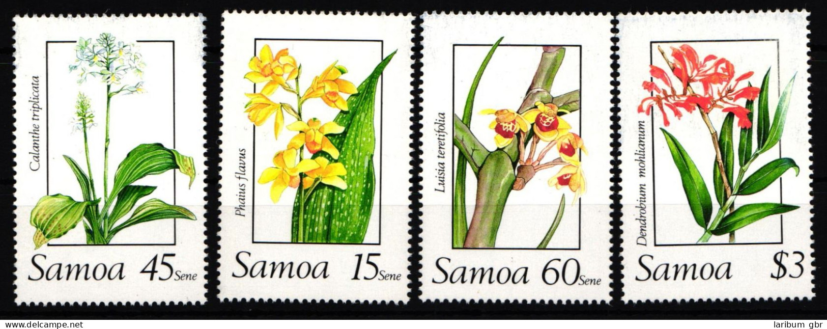 Samoa 669-672 Postfrisch Blumen Orchideen #IJ754 - Samoa