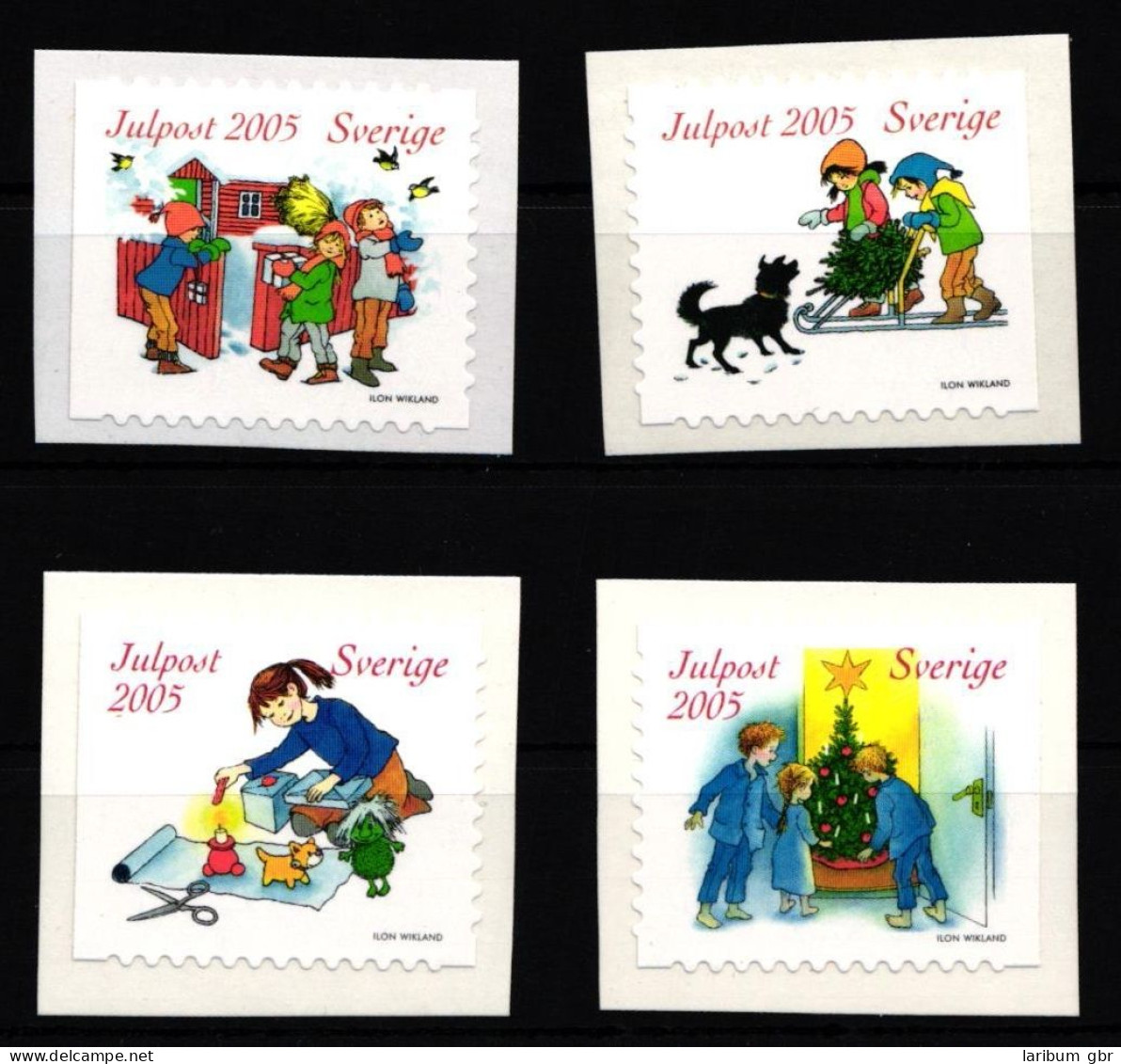 Schweden 2502-2505 Postfrisch Selbstklebend Weihnachten #IJ883 - Other & Unclassified