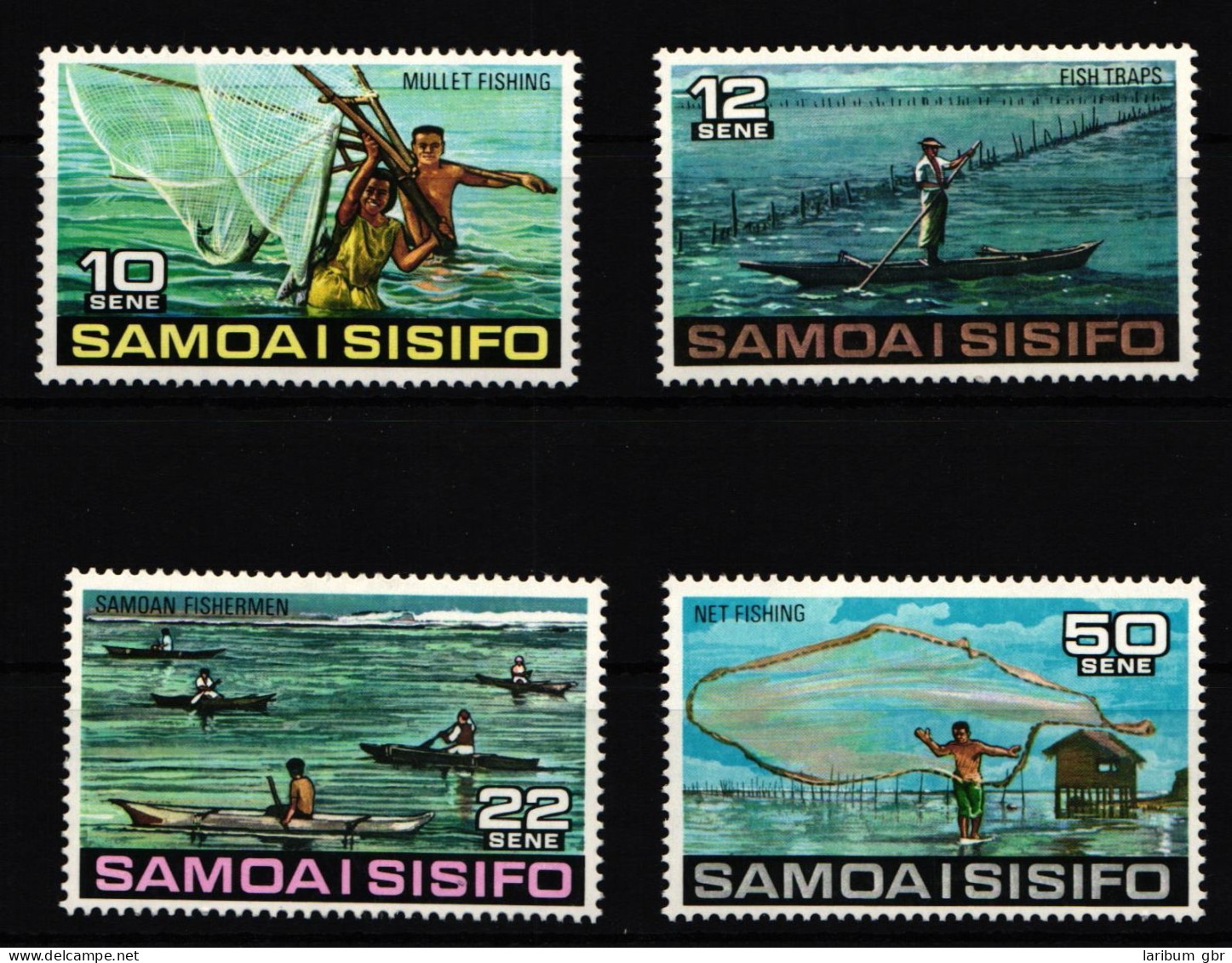 Samoa 333-336 Postfrisch Fischerei #IJ719 - Samoa