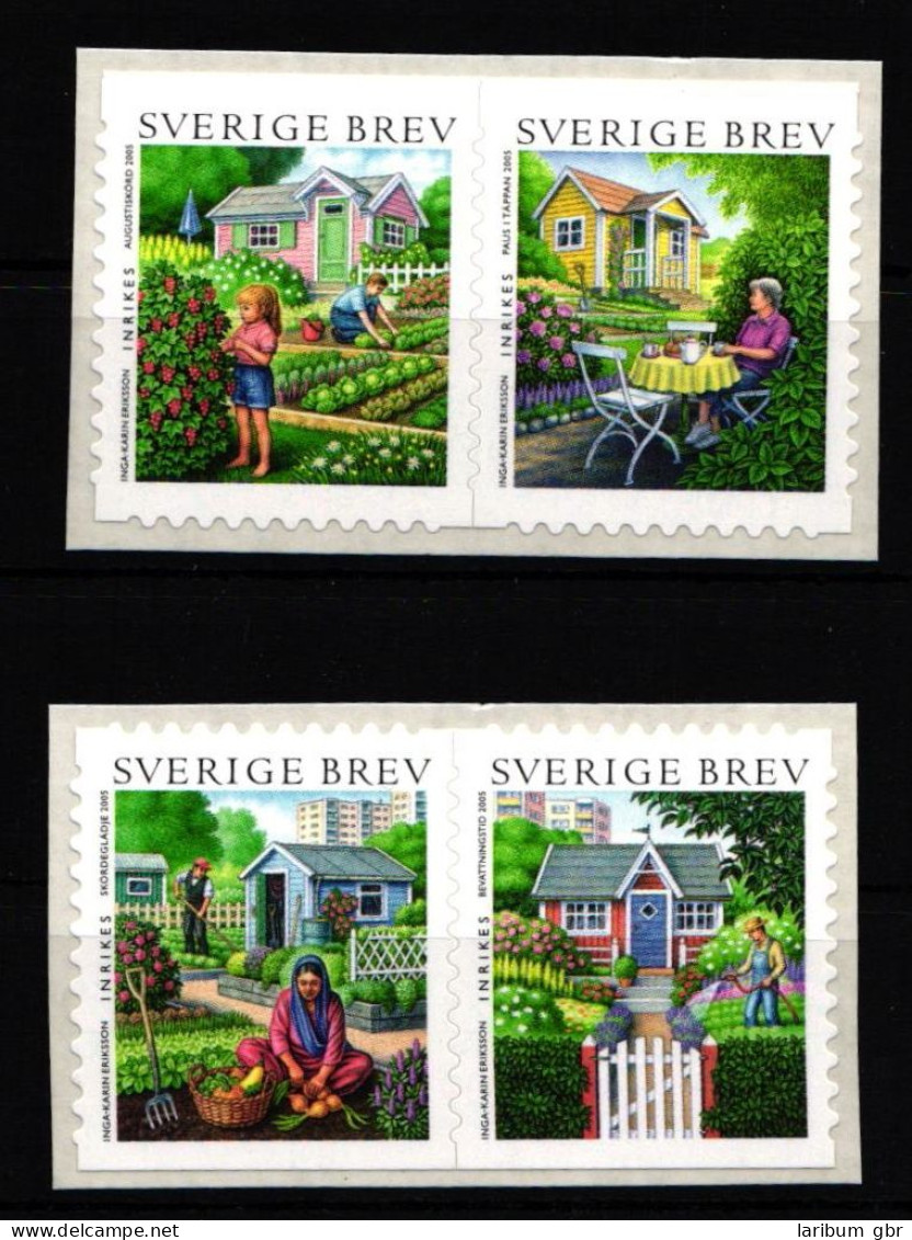 Schweden 2470-2473 Postfrisch 2 Paare Kleingärten #IJ863 - Other & Unclassified