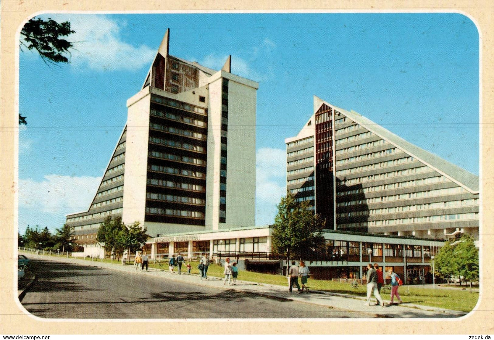 H1021 - TOP Oberhof Hotel Panorama DDR Architektur - Auslese Verlag - Oberhof