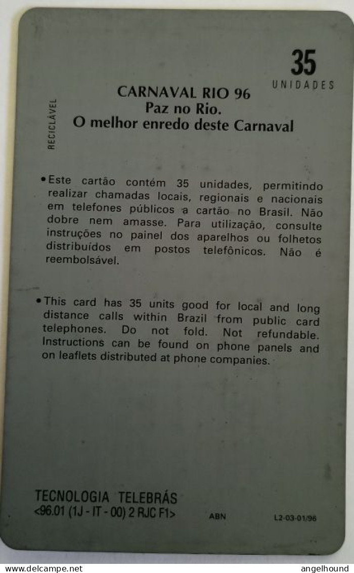 Brazil 35 Units - Carnaval Rio ' 96 - Brazil