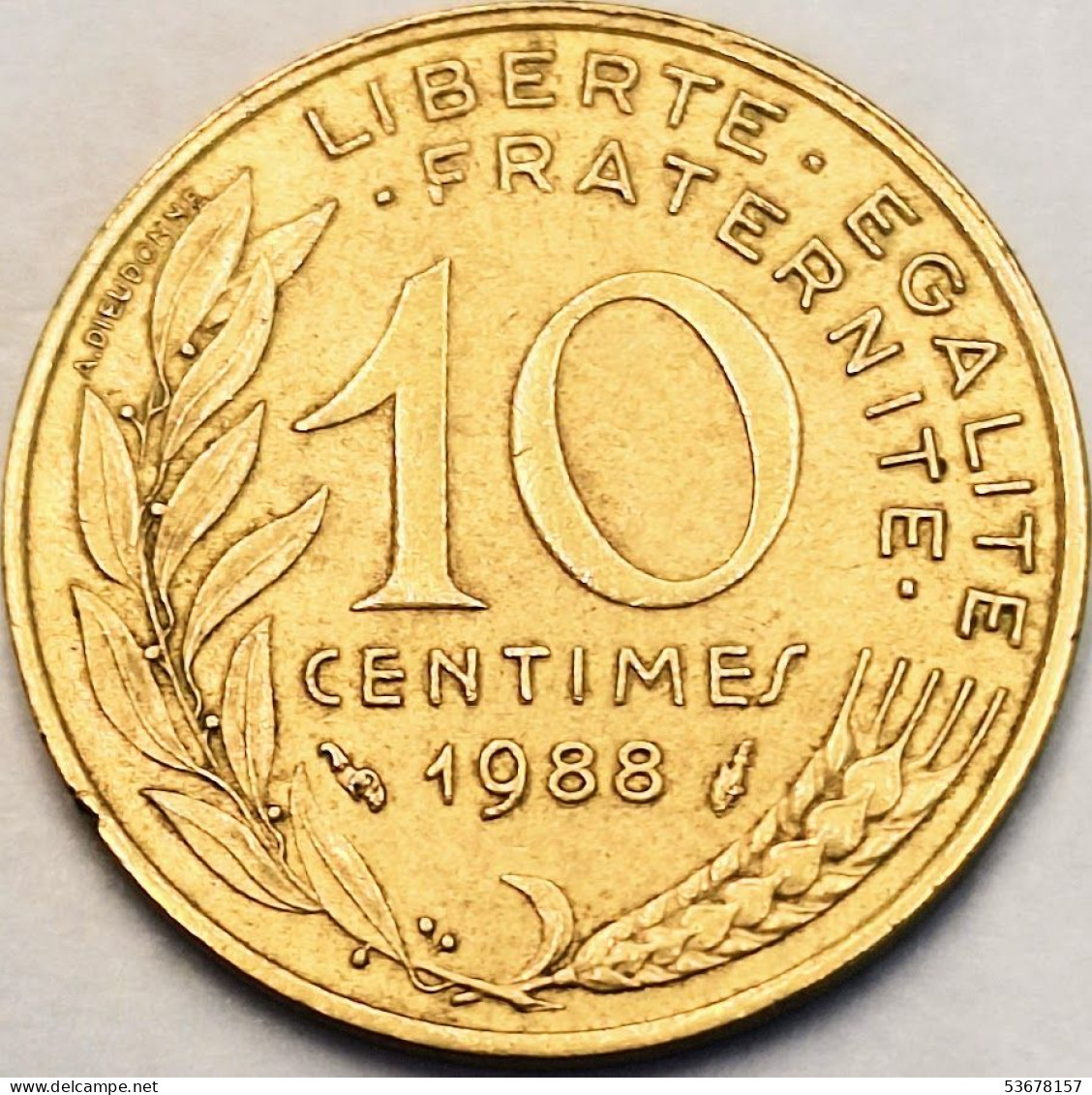 France - 10 Centimes 1988, KM# 929 (#4238) - 10 Centimes