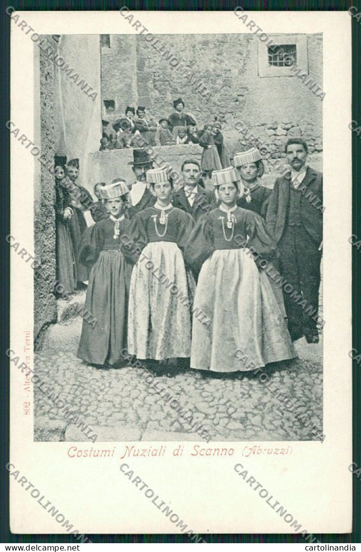 L'Aquila Scanno Costumi Alterocca 892 Cartolina QQ3940 - L'Aquila