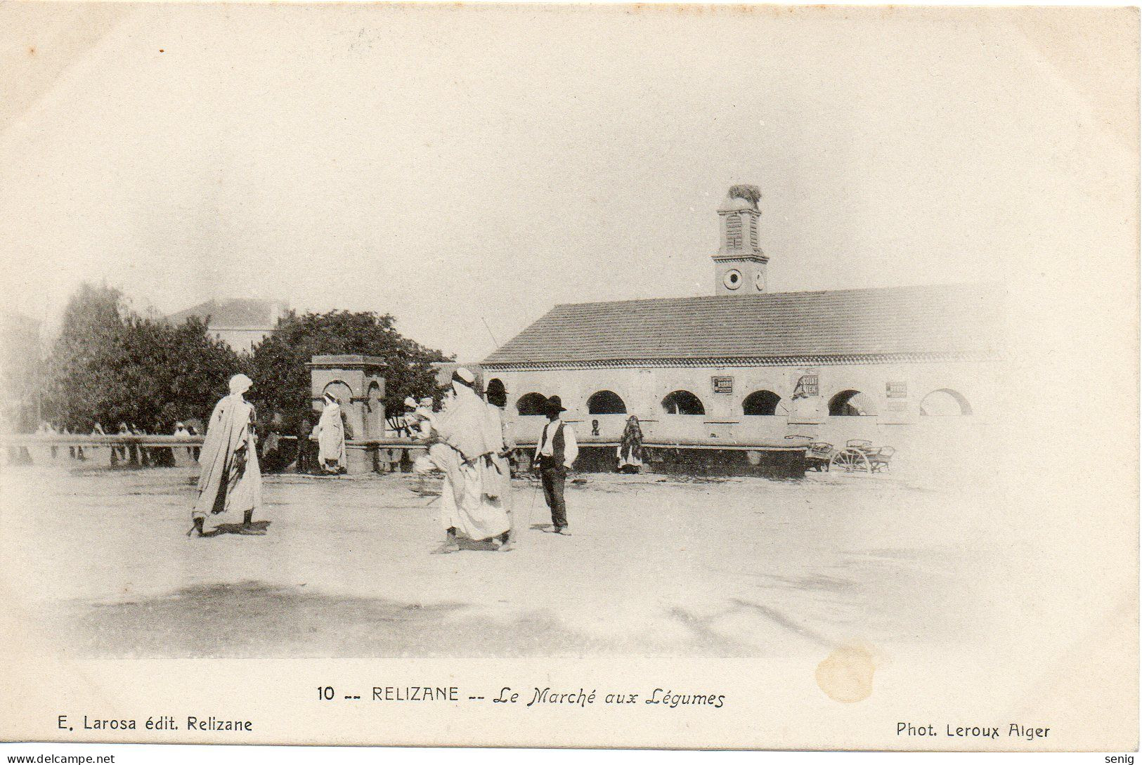 ALGERIE - 10 - RELIZANE - Le Marché Aux Légumes - E. Larosa édit. Rélizane - Phot. Leroux Alger  - - Algerien