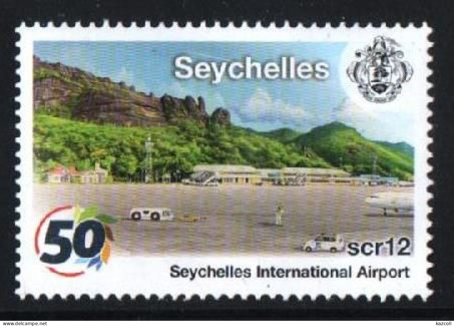 Seychelles 2022. International Airport. 50 Years. Aviation. Aircraft   MNH - Seychellen (1976-...)