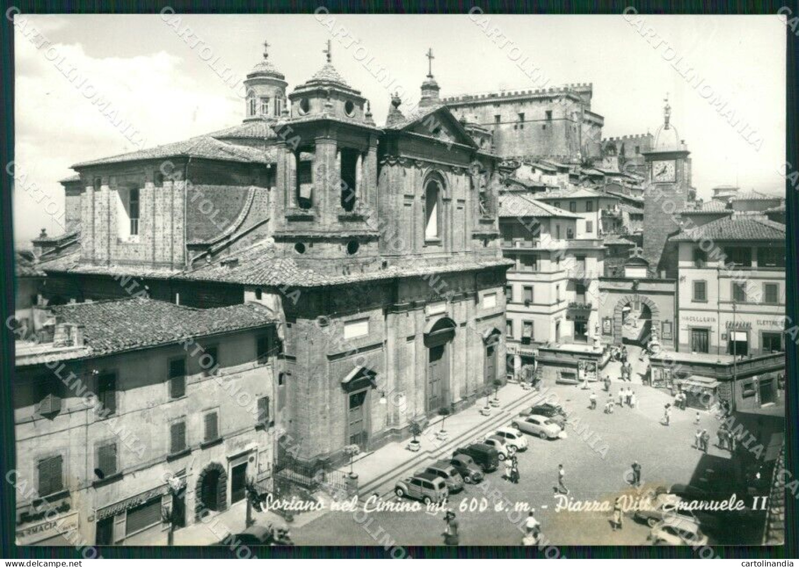 Viterbo Soriano Nel Cimino Auto Foto FG Cartolina ZKM8098 - Viterbo