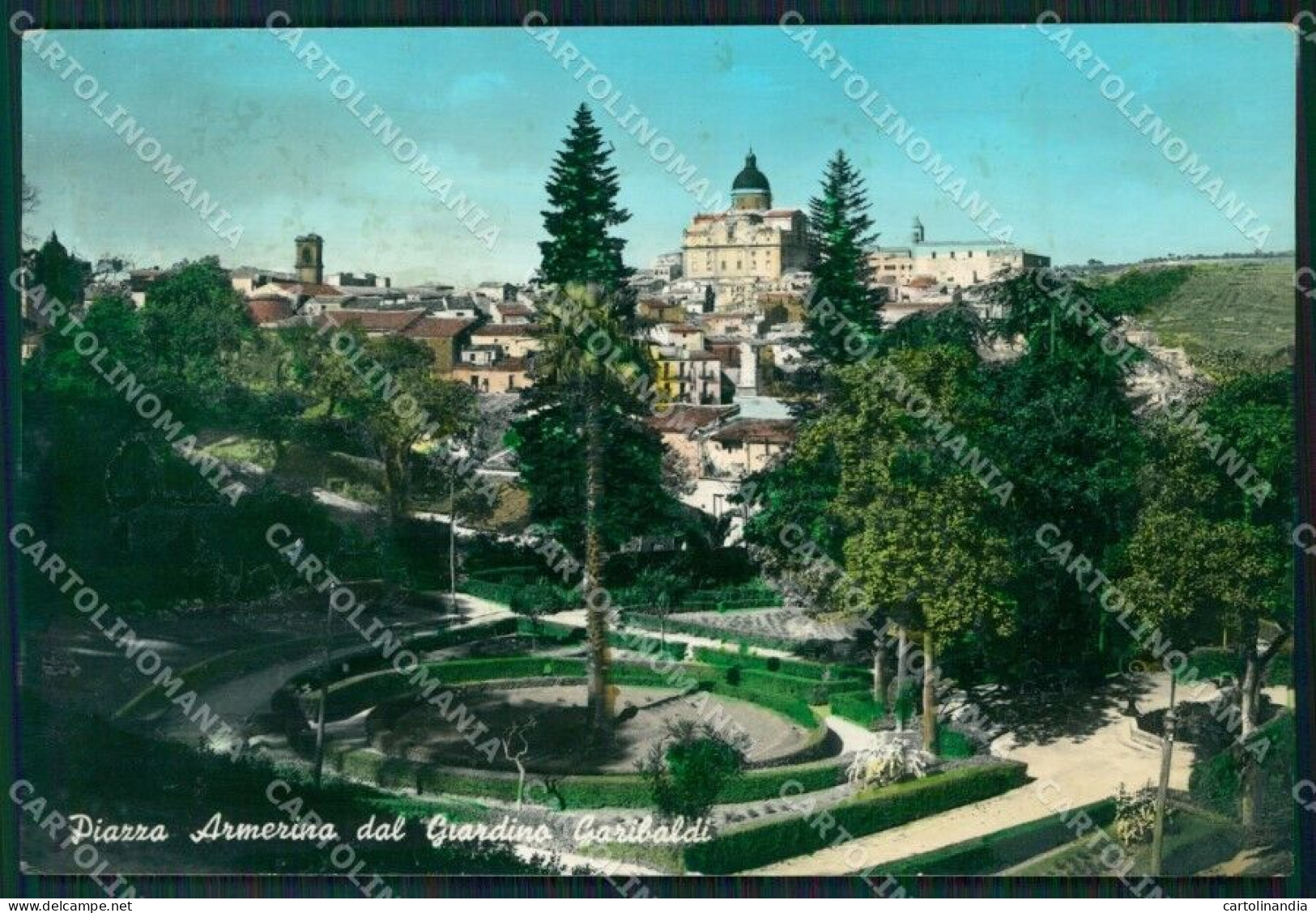 Enna Piazza Armerina COLLA Foto FG Cartolina ZKM7695 - Enna