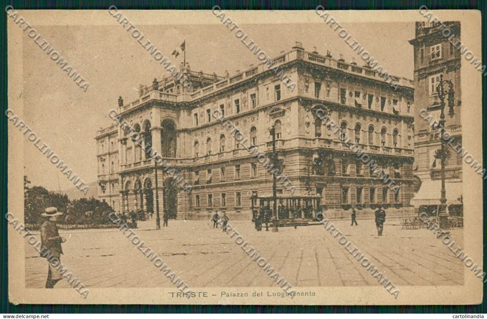Trieste Città Palazzo Della Luogotenenza Cartolina ZC0283 - Trieste